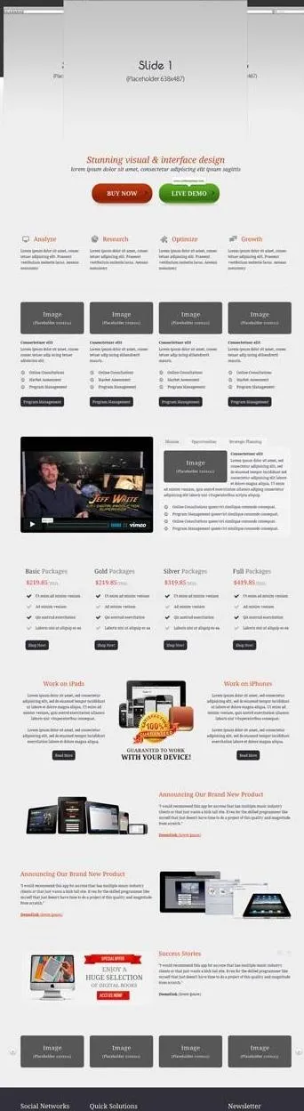 企业产品网站html5 css3