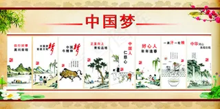 海事处中国梦展板