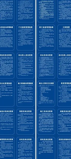 工地办公室制度图片