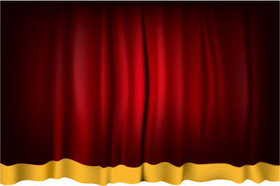 红色舞台背景图
