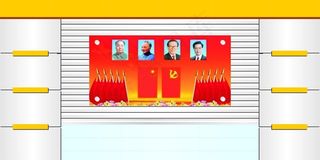 党建室背景墙图片