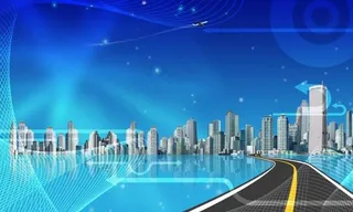 城市发展海报图片