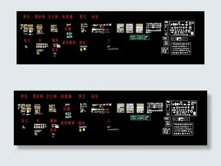 很全很实用的平面立面CAD图块