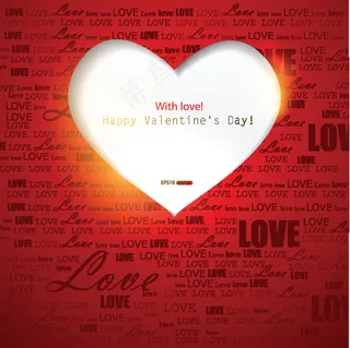 情人节贺卡矢量素材2