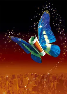 中国风PSD分层素材蝴蝶