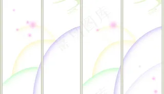 七彩虹移门图案