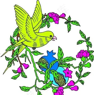 吉祥图案 中华传统图案 动物装饰图案 矢量素材 CDR格式_0026