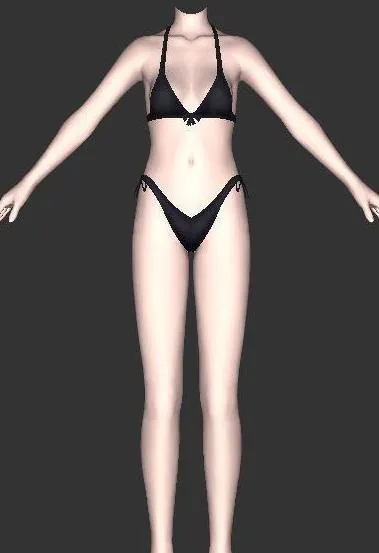 纹胸 三角裤 01_01 箱娘服装