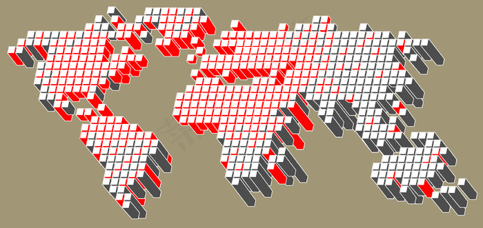 免费的技术在矢量地图