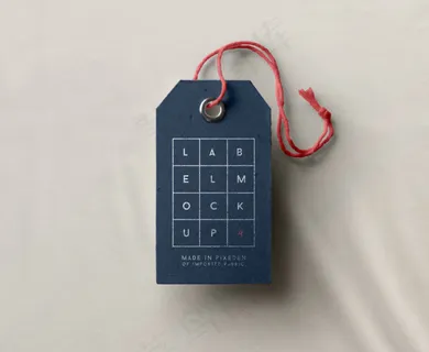 衣服贴牌标签模板下载