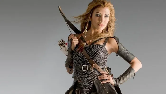 游戏玩家美女图片