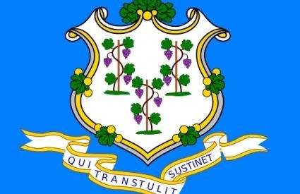 康涅狄格州的旗帜的剪辑艺术