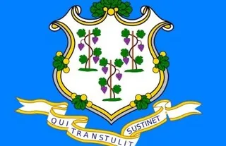 康涅狄格州的旗帜的剪辑艺术