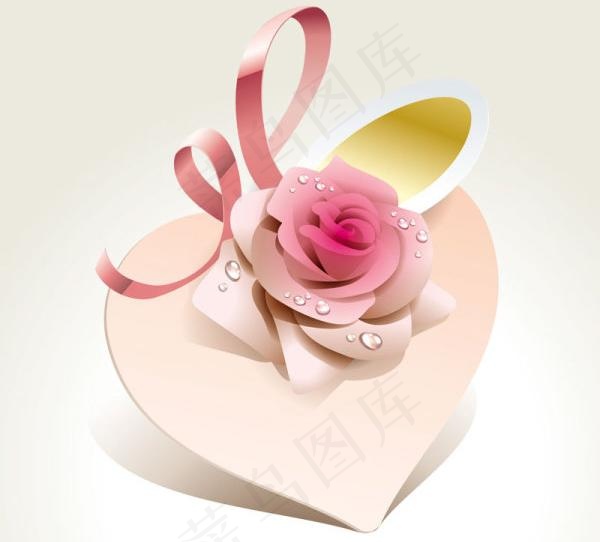 精美玫瑰花矢量素材