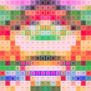 缤纷马赛克图案