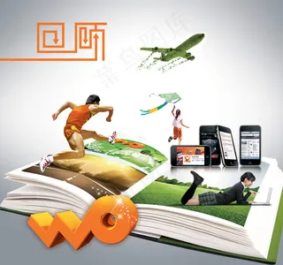 回顾联通沃3G宣传海报PSD分