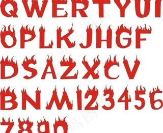 矢量素材 字母艺术字图片