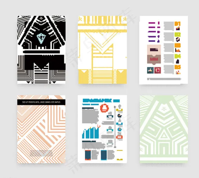 时尚传单 单页设计图片eps,ai矢量模版下载