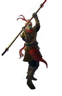 卡通插画猴子孙悟空png图片