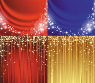 星光璀璨的背景——矢量素材