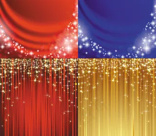 星光璀璨的背景——矢量素材