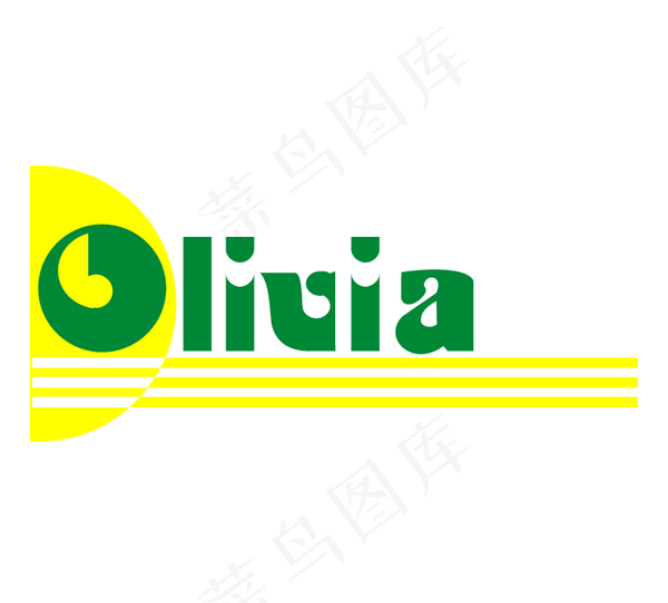 Olivia logo设计欣赏 O...ai矢量模版下载