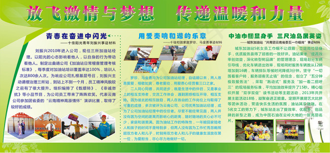 中国石油展板(50X1100)cdr矢量模版下载