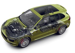 保时捷卡宴透视图图片