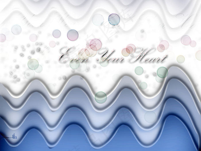 波浪条纹矢量素材