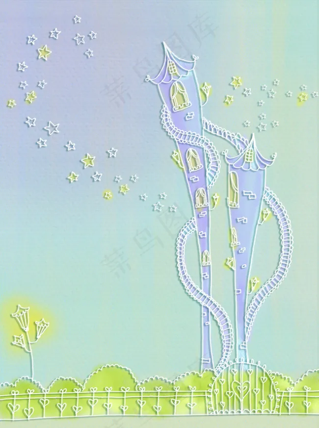 创意高楼psd模版下载