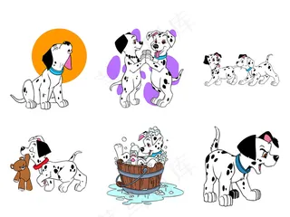 2018年狗狗卡通动漫手绘设计