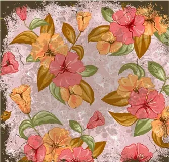 花朵矢量背景设计素材