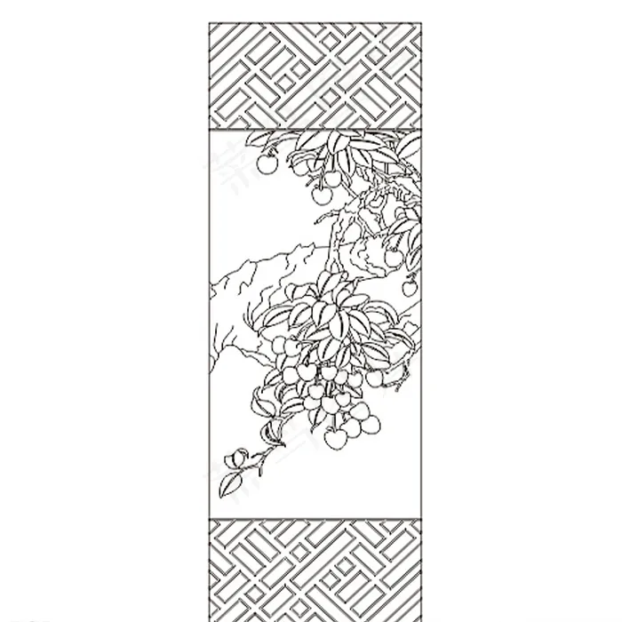 沙雕背景墙图片cdr矢量模版下载