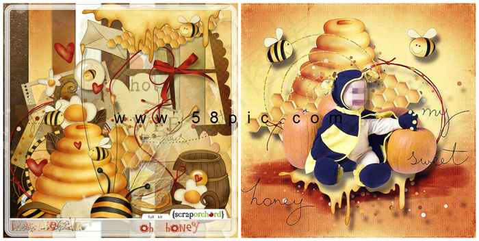 欧美剪贴素材(可爱卡通风)