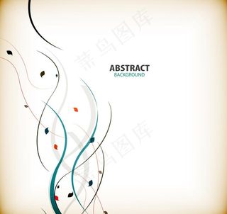 枝叶条纹 枝叶 树枝图片