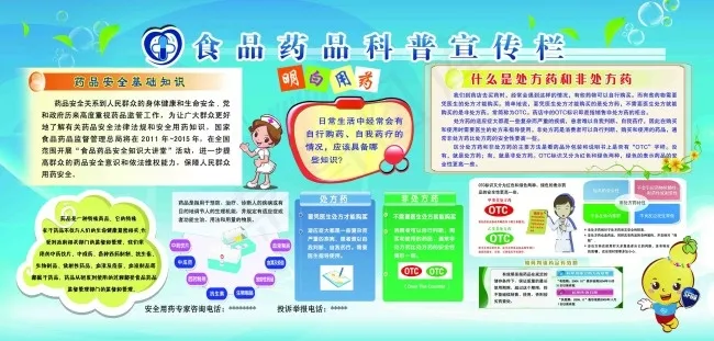 食品药品科普宣传栏