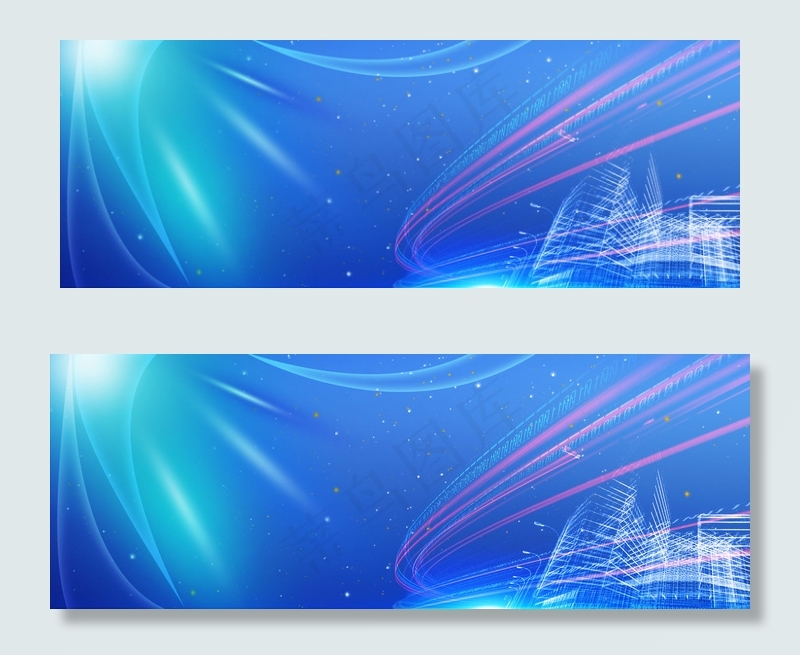 科技感城市建筑背景