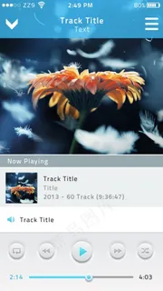 音乐播放器界面UI