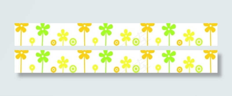 卡通花装饰图片