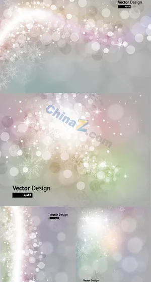 柔美梦幻光斑背景矢量图下载