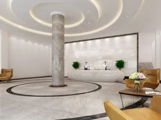 公司前台效果图