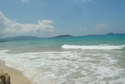 蓝色海滩图片 蓝色海滩图片
