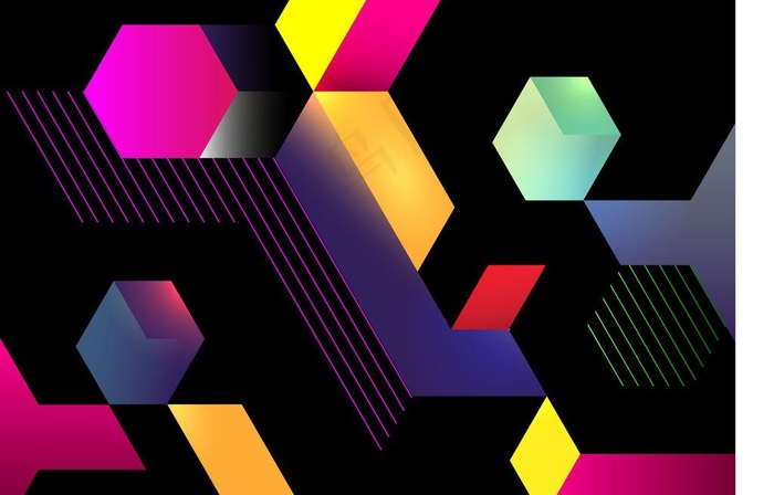 艺术几何背景图片