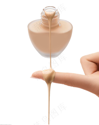 美容化妆品素材粉底液笔刷PNG免扣...