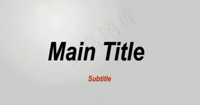 超简单的左右移动式字幕展示动画