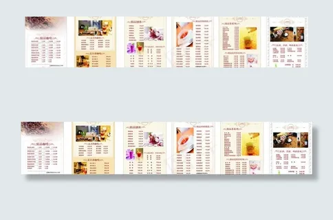 水吧 咖啡单图片