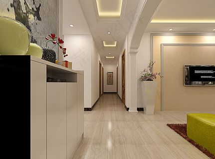 走道效果图图片