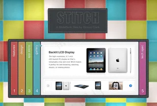 皮革质感展窗-psd分层素材