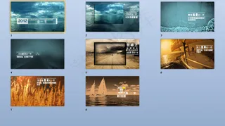 个人年终总结漂亮PPT模板