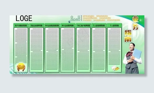 银行业务展板图片